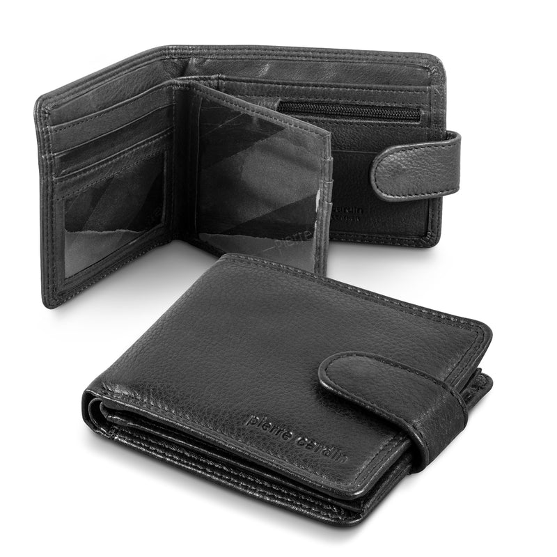 Pierre Cardin Leather Wallet and Belt Gift Set