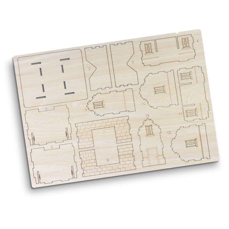 BRANDCRAFT House Wooden Model