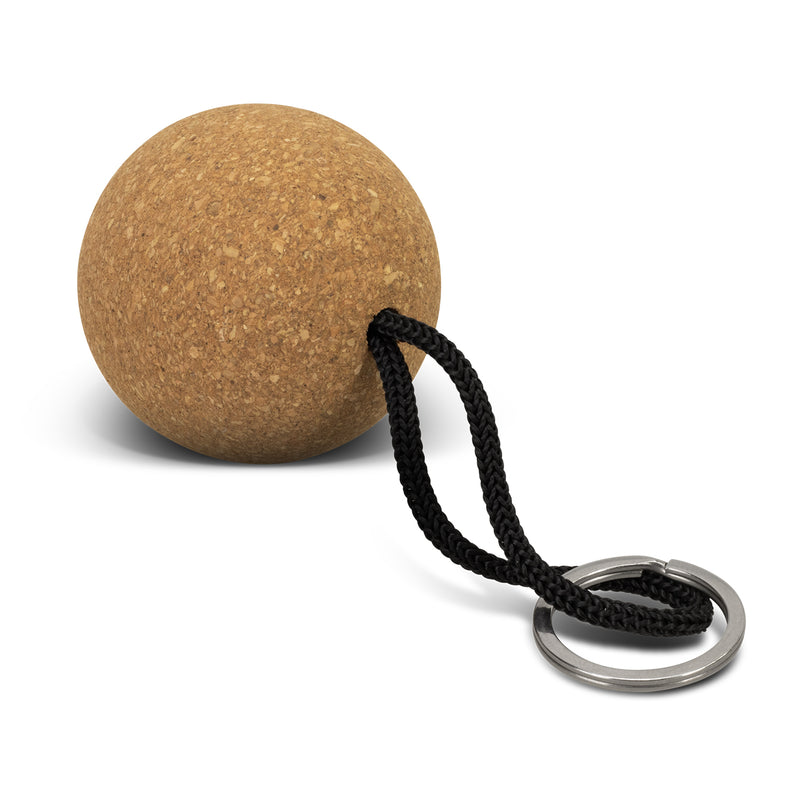 Cork Floating Key Ring - Round