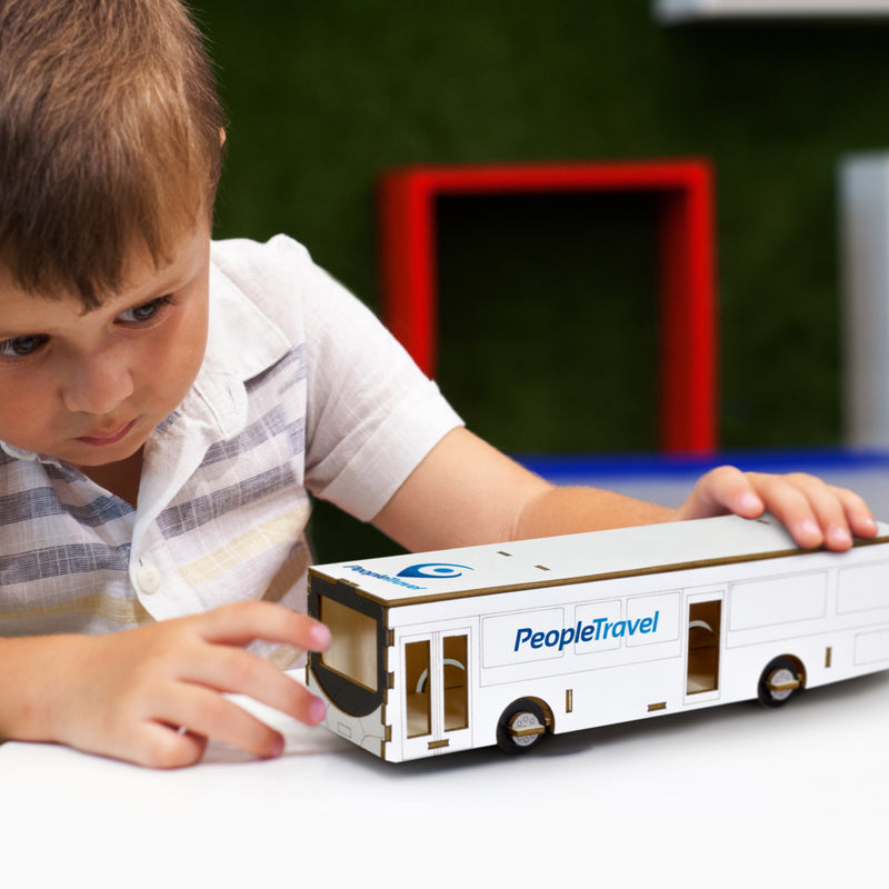 BRANDCRAFT Bus Wooden Model