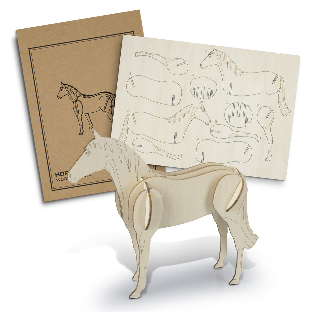 BRANDCRAFT Horse Wooden Model