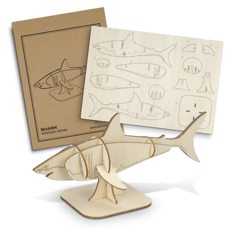 BRANDCRAFT Shark Wooden Model