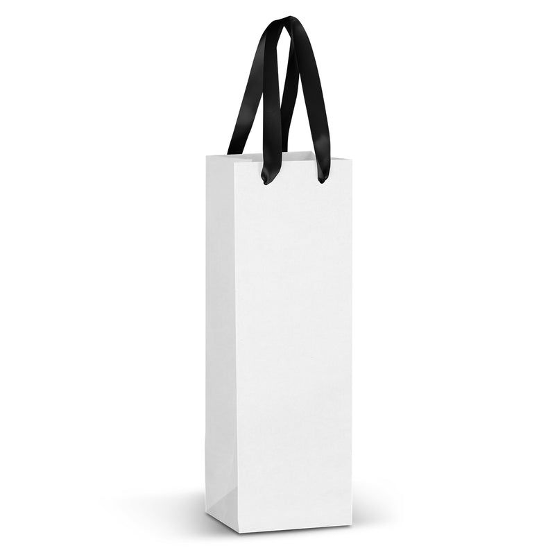 Champagne Ribbon Handle Paper Bag - Full Colour