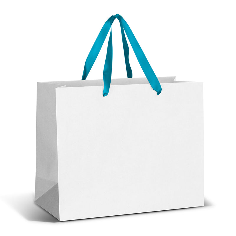 Large Ribbon Handle Paper Bag - Full Colour