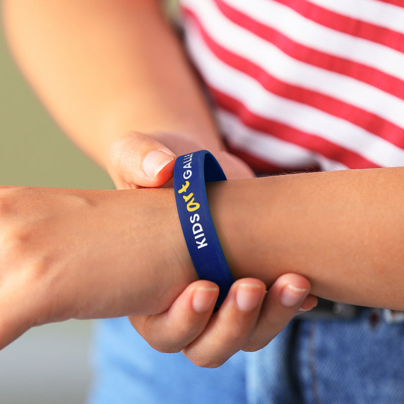 Kids Silicone Wrist Band - Debossed