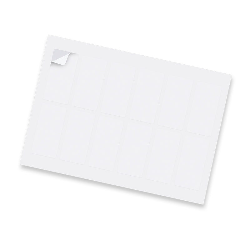 Sticker Sheet 40x80mm Rectangle - Matte