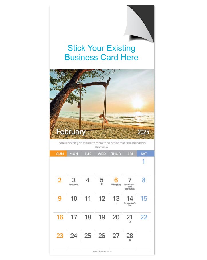 2025 Magnetic Calendar - Holiday@Beach (12 Months) - SOLD OUT